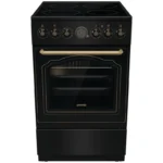 Gorenje GECS5B70CLB Κουζίνα 70lt με Κεραμικές Εστίες Π50εκ. Μαύρη