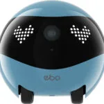 Enabot EBO Air 2 IP Companion Robot Κάμερα Wi-Fi Full HD+ 4MP Μπαταρίας με Αμφίδρομη Επικοινωνία Μπλε