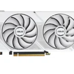 Asus GeForce RTX 5060 8GB GDDR7 Dual White OC Κάρτα Γραφικών 90YV0N15-M0NA00