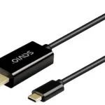 Savio Cable HDMI male - USB-C male 1m Μαύρο