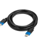 Lanberg HDMI 2.1 Cable HDMI male - HDMI male 1.8m Μαύρο (CA-HDMI-30CC-0018-BK)