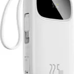 Baseus EnerFill FC31 Power Bank 20000mAh 22.5W με Θύρα USB-A και Θύρα USB-C Λευκό