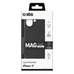 SBS Instict Mag Cover Back Cover Σιλικόνης Μαύρο (iPhone 17)