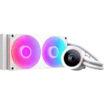 NZXT Kraken Plus RGB (v2) Υδρόψυξη Επεξεργαστή Διπλού Ανεμιστήρα 120mm για Socket AM4/AM5/1700/1200/115x Λευκή