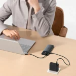 Baseus Metal Gleam II USB-A / USB-C Docking Station με 4K PD Ethernet Γκρι