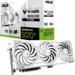 Asus GeForce RTX 5070 Ti 16GB GDDR7 BTF White OC Κάρτα Γραφικών 90YV0N60-M0NA00