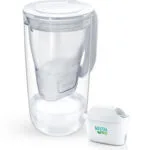 Brita Glass Κανάτα Σερβιρίσματος Πλαστική Grey με Φίλτρο 2500ml