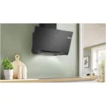 Bosch Απορροφητήρας Καμινάδα 89cm Μαύρος DWK91LT60