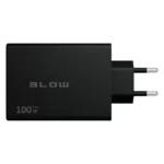 Blow Φορτιστής Χωρίς Καλώδιο GaN με 4 Θύρες USB-C 100W Power Delivery Μαύρος (76-031)