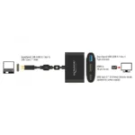 DeLock 62991 USB-C Docking Station με HDMI 4K PD Γκρι