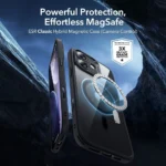ESR Classic Hybrid Back Cover Tempered Glass 0.3mm Διάφανο (iPhone 17)
