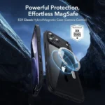 ESR Classic Hybrid Back Cover Tempered Glass 0.3mm Διάφανο (iPhone 17 Pro Max)