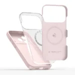 Tech-protect Silicone Magsafe Iphone 17 Pro Pink Pearl