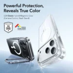 ESR Classic Hybrid Kickstand Back Cover Μεταλλικό Διάφανο (iPhone 17 Pro)