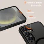 Tech-Protect Magmat Back Cover Σιλικόνης / Πλαστικό 2mm Μαύρο (Motorola Moto G56 5G)