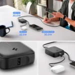 Spigen EA3010BT Power Bank 10000mAh 30W με Θύρα USB-A και Θύρα USB-C Μαύρο