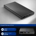 Spigen EA2210 Power Bank 10000mAh 22.5W με Θύρα USB-A και Θύρα USB-C Μαύρο
