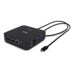 i-tec USB-A Docking Station με 4K PD Ethernet Μαύρο (C31TRIVIDPRO100W)