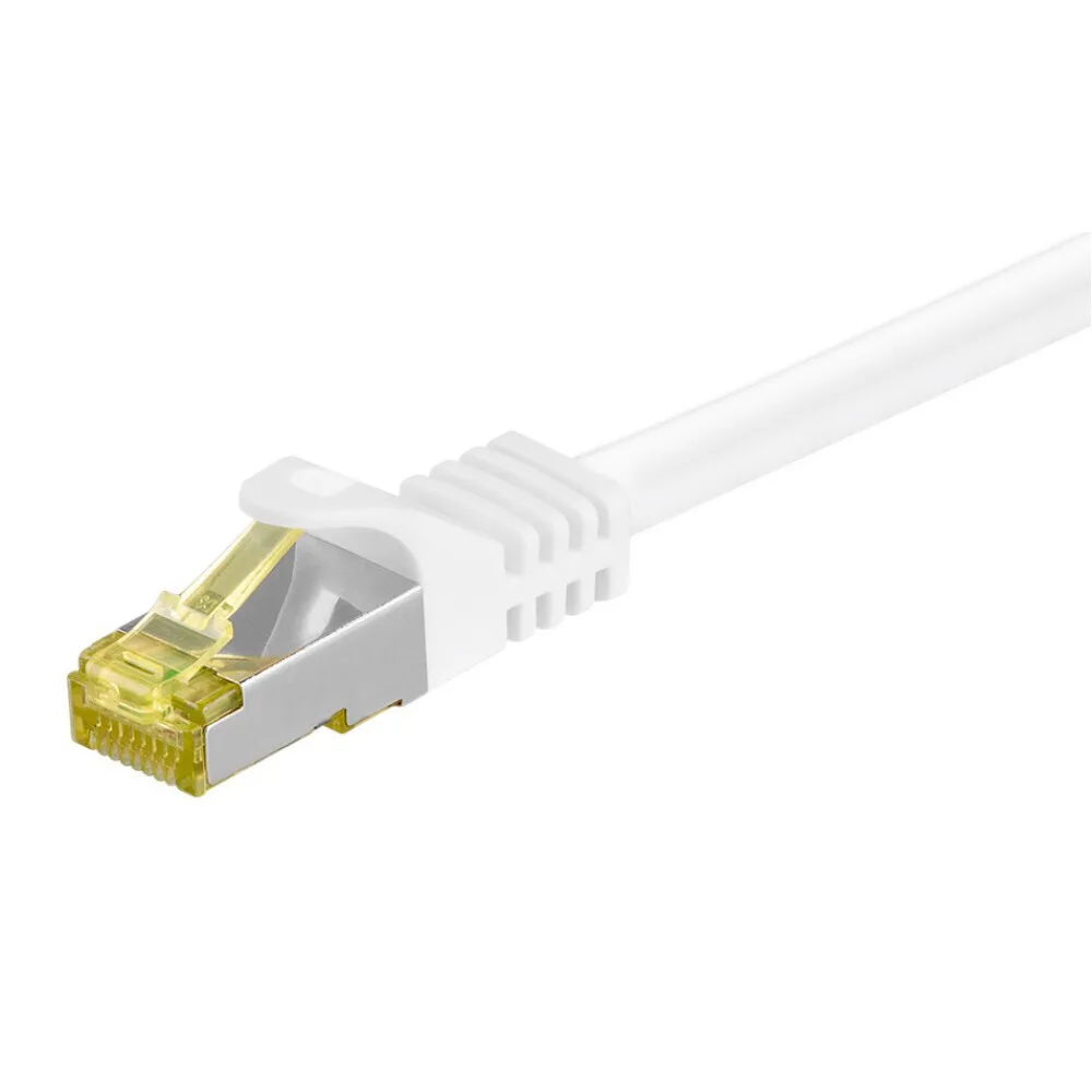 20250908143842_0c370963 Goobay S/FTP Cat.7 Καλώδιο Δικτύου Ethernet 0.5m Λευκό 1τμχ 91090 - Image 1
