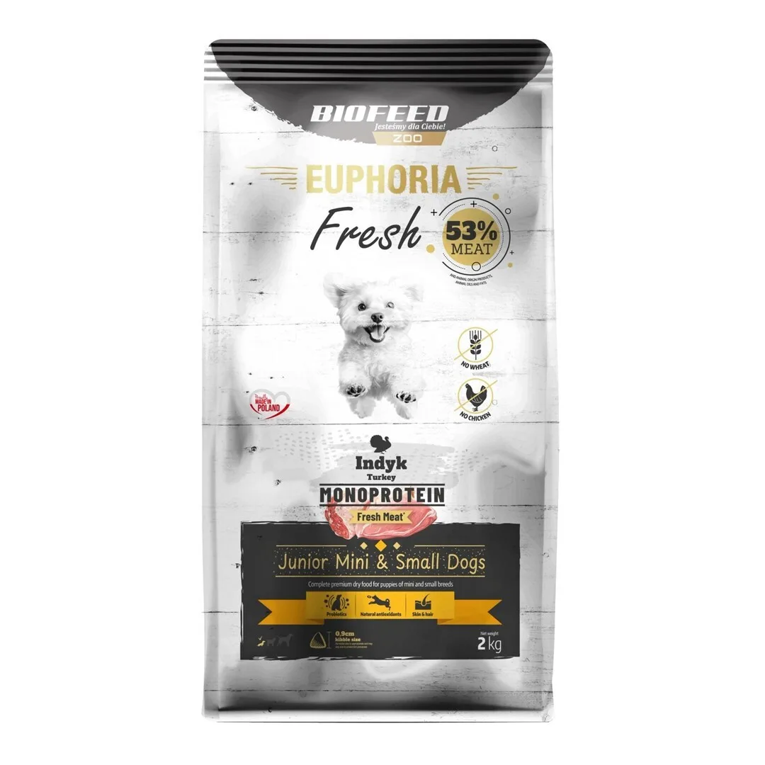 Biofeed 2kg Ξηρά Τροφή χωρίς Γλουτένη για Κουτάβια Μικρόσωμων Φυλών με Κρέας και Γαλοπούλα - Image 1