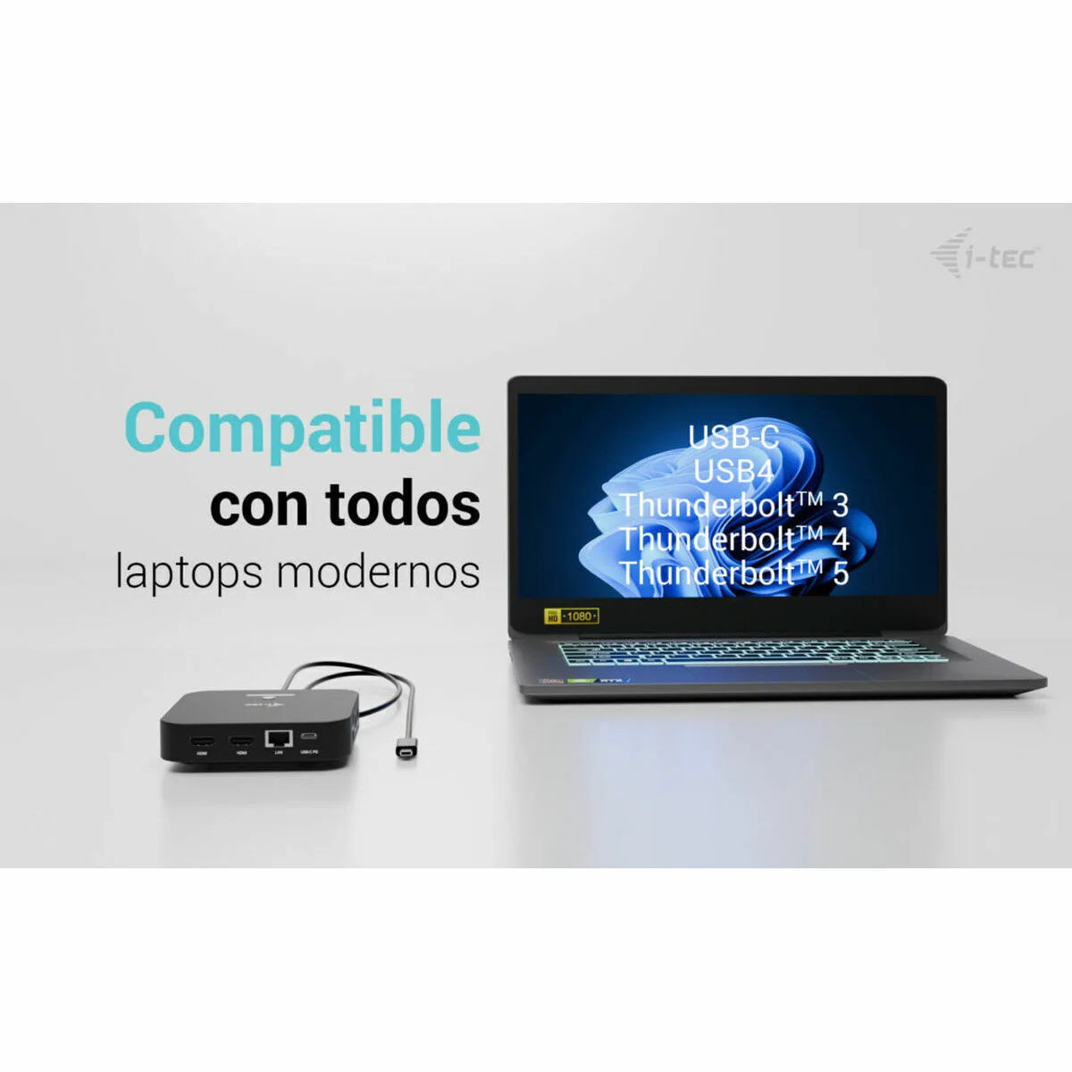 20250909111533_8fdad581 i-tec USB-C Docking Station με HDMI 4K PD Ethernet και σύνδεση 2 Οθονών Μαύρο (C31DUALHDMIDPD100) - Image 1