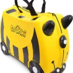 Trunki Bernard The Bee Παιδική Βαλίτσα Ταξιδίου Καμπίνας Σκληρή Κίτρινη με 4 Ρόδες Ύψους 31εκ. 0044-GB01