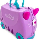 Trunki Cassie the Cat Παιδική Βαλίτσα Ταξιδίου Καμπίνας Σκληρή Μωβ με 4 Ρόδες Ύψους 31εκ. 0322-GB01