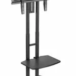 Vevor Mobile Tv Stand Adjustable Height Supports 23-60 Inch Tvs 32-70 In