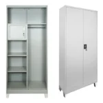 Δίφυλλη Ντουλάπα Zogi Μεταλλική 90x45x190εκ. 378-000009