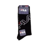 FILA F9620-200 Αθλητικές Κάλτσες Μαύρες 2 Ζεύγη