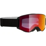 Alpina Narkoja A7265831 Μάσκα Σκι & Snowboard Ενηλίκων Μαύρη με Φακό Καθρέπτη σε Πορτοκαλί Χρώμα