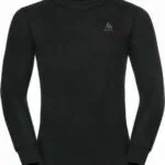 Odlo Active Warm Eco 159102-15000 Ανδρική Ισοθερμική Μακρυμάνικη Μπλούζα Μαύρη