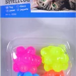 Trixie Bubble Balls Παιχνίδι Γάτας Μπάλα Σετ Μπάλες 3.5cm 4τμχ (Διάφορα Χρώματα) 4534