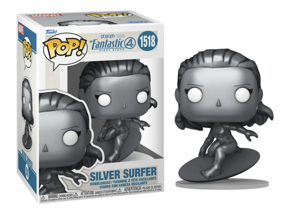 Funko Pop! Marvel: Marvel - The Fantastic Four: First Steps - Silver Surfer 1518 - Image 1