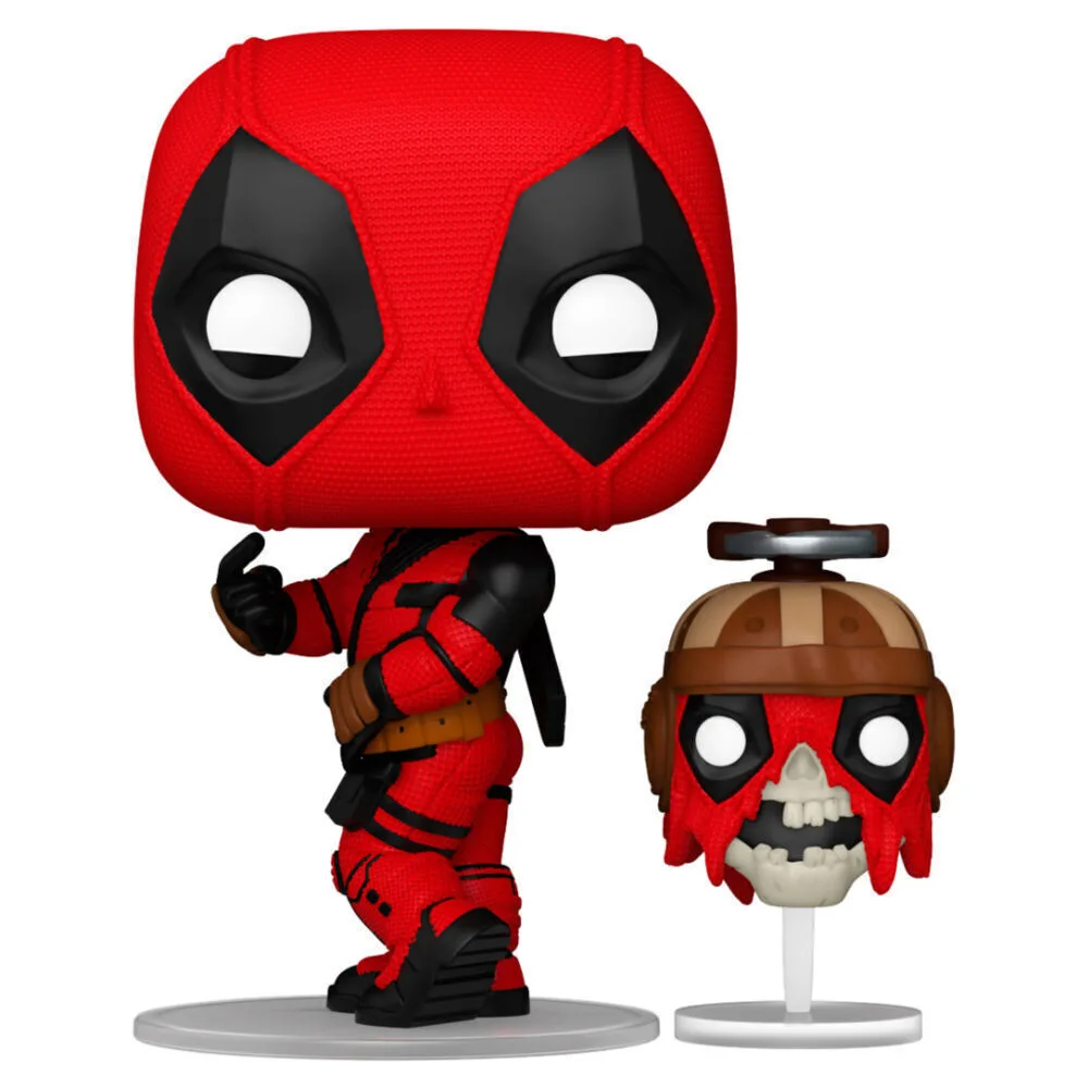 Funko Pop! Marvel: Deadpool & Wolverine - Deadpool with Headpool 1400 Bobble-Head - Image 1