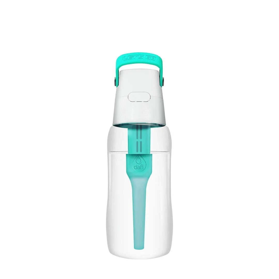 Dafi Solid Παγούρι με Καλαμάκι και Φίλτρο 500ml Τιρκουάζ - Image 1