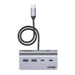 Unitek USB 3.2 Hub 4 Θυρών με σύνδεση USB-A & Θύρα Φόρτισης Γκρι H1337AGY01