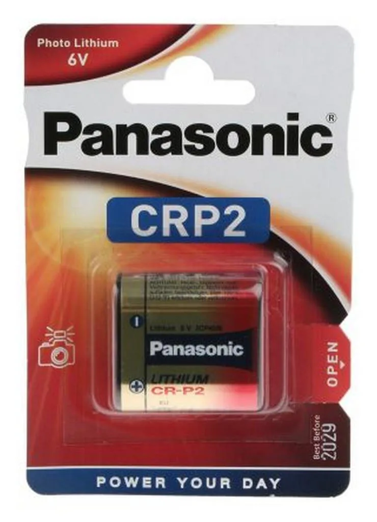 20250911113233_824d1a9a Panasonic Photo Power Μπαταρία Λιθίου CR-P2 6V 1τμχ - Image 1