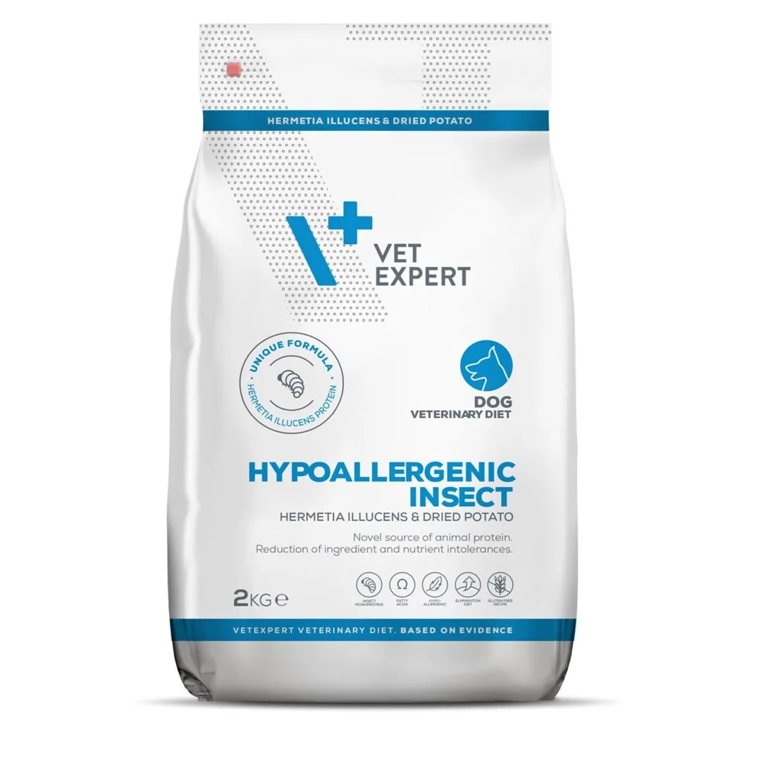 20250911155348_14276273 VetExpert Insect 2kg Ξηρά Τροφή Σκύλων Μικρόσωμων Φυλών - Image 1