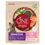 Purina One 0.8kg Ξηρά Τροφή χωρίς Γλουτένη για Ηλικιωμένους Σκύλους Μικρόσωμων Φυλών με Σολομό, Ρύζι και Ψάρια