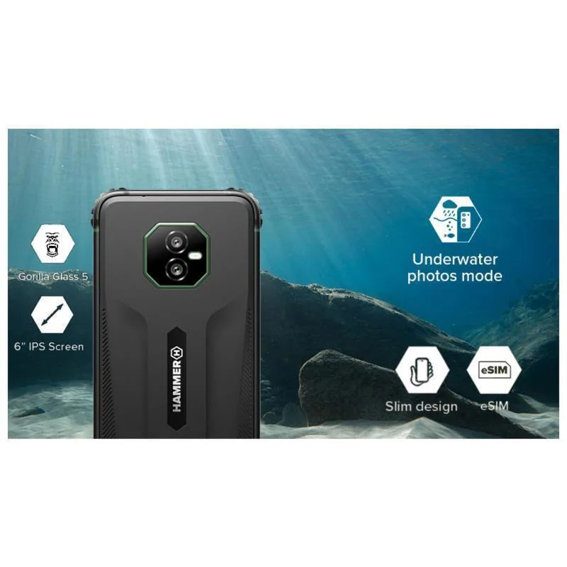 20250912113325_7db46d62 Hammer Ranger Dual SIM (8/256GB) Ανθεκτικό Smartphone Μαύρο-Πράσινο - Image 1