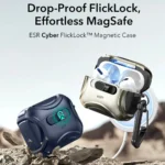 ESR Cyber Flicklock Halolock Θήκη σε Μπλε χρώμα για Apple AirPods Pro 3