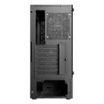 Antec AX27 RGB Gaming Midi Tower Κουτί Υπολογιστή με Πλαϊνό Παράθυρο Μαύρο