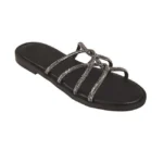 Elenross GS06810W Γυναικεία Σανδάλια Silver Black GS06810W