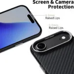 Tech-Protect Ion Carbon Back Cover Πλαστικό Ασημί (iPhone Air) 28414-0