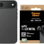 PanzerGlass Hoops Προστασία Κάμερας Μεταλλικό Πλαίσιο Μαύρο για το iPhone Air PG32259