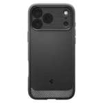 Spigen Rugged Armor Back Cover Πλαστικό Matte Black (iPhone 17 Pro) ACS10329
