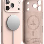 Ringke Silicone Magnetic Back Cover Σιλικόνης Ροζ (iPhone 17 Pro Max)