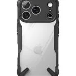 Ringke Fusion X Back Cover Σιλικόνης / Πλαστικό 2mm με Λουράκι Μαύρο (iPhone X / Xs)