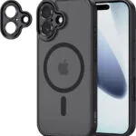 Tech-Protect Magcam Back Cover Σιλικόνης / Πλαστικό Μαύρο (iPhone 17)